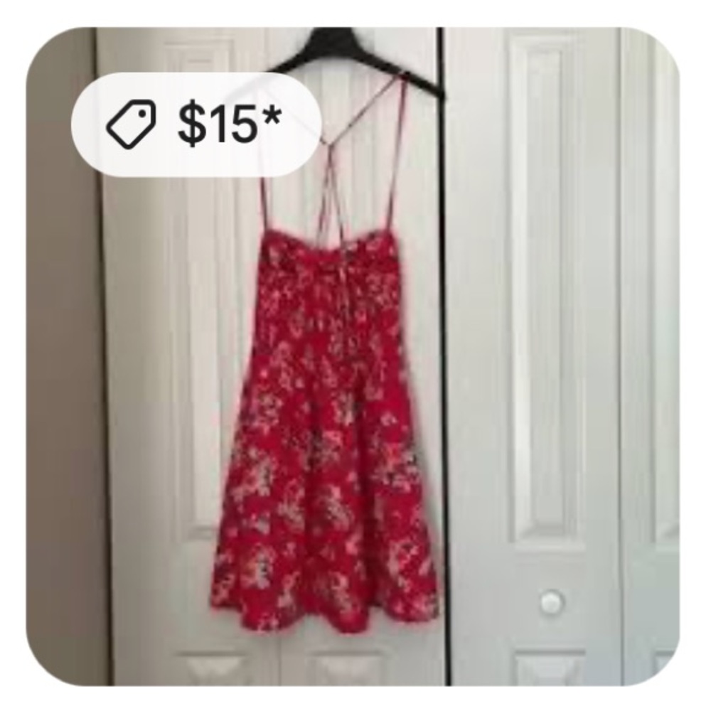 Floral Red Sundress